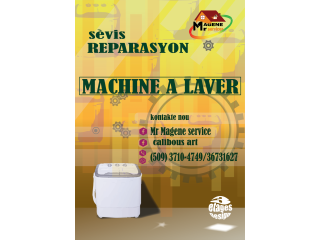 Reparation machine a laver