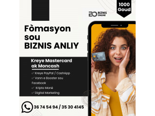 Kreye yon Mastercard oubyen Visa pou w ka achte sou entènèt