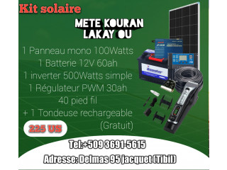 Kit solaire complet