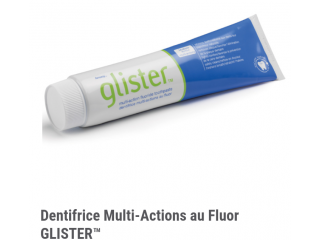 Dentifrice glister unique en son genre